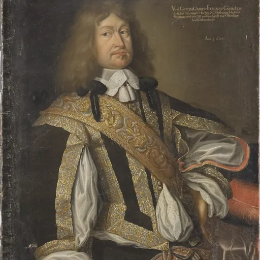 Portrait of Ernest Günther, Duke of Schleswig-Holstein-Sonderburg-Augustenburg