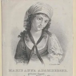 Portrait of Maria Anna Adamberger