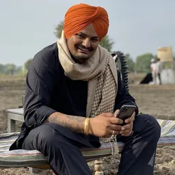 Portrait of Sidhu Moose Wala