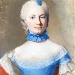 Portrait of Margravine Elisabeth Fredericka Sophie of Brandenburg-Bayreuth