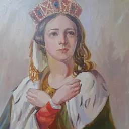 Portrait of Constance of Hungary, Queen of Galicia