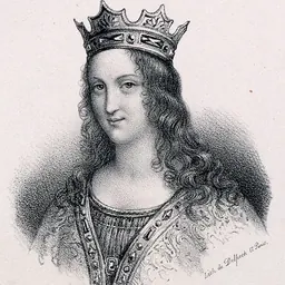Portrait of Adelaide-Blanche of Anjou