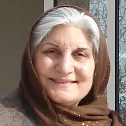 Portrait of Noushafarin Ansari