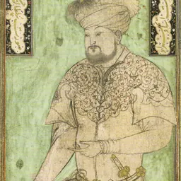 Portrait of Husayn Bayqarah