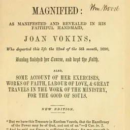 Portrait of Joan Vokins