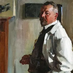 Portrait of Friedrich Beer