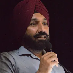 Portrait of Satnam Singh Sandhu