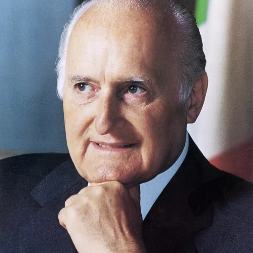 Portrait of Oscar Luigi Scalfaro