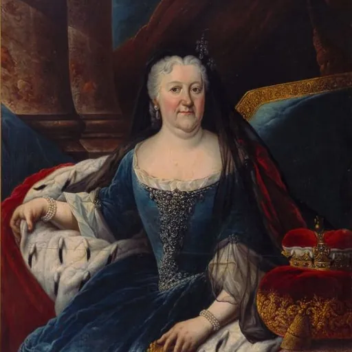 Portrait of Princess Christine Louise of Oettingen-Oettingen