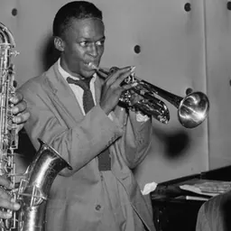 Portrait of Miles Davis