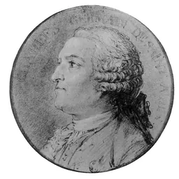 Portrait of Charles Germain de Saint Aubin