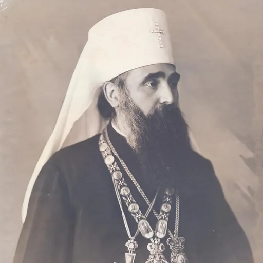 Portrait of Patriarch Varnava Rosić of Serbia