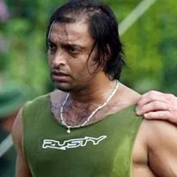 Portrait of Shoaib Akhtar