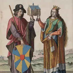 Portrait of Baldwin V, Count of Flanders