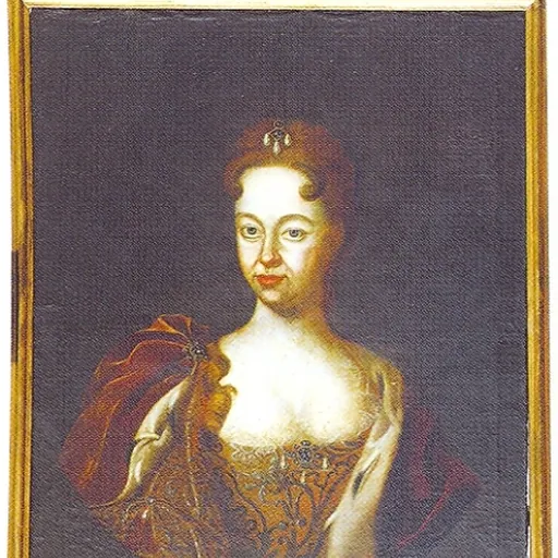 Portrait of Princess Sophia Wilhelmina of Saxe-Coburg-Saalfeld