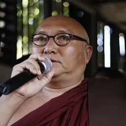 Portrait of Shwe Nya War Sayadaw