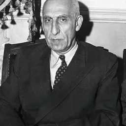 Portrait of Mohammad Mosaddegh