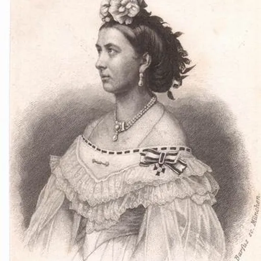 Portrait of Princess Anna of Hesse and by Rhine