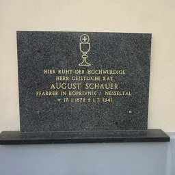 Portrait of August Schauer