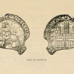 Portrait of Gaston VII, Viscount of Béarn