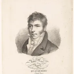 Portrait of Etienne Marc Quatremère