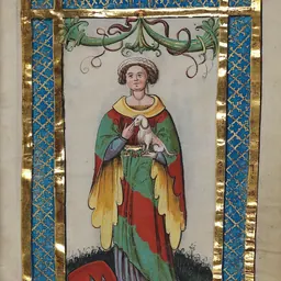 Portrait of Imiza of Luxembourg