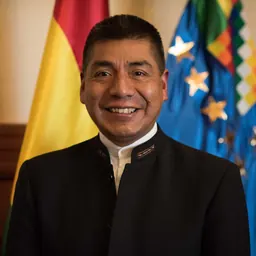 Portrait of Fernando Huanacuni Mamani