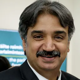 Portrait of Syed Owais Qadir Shah