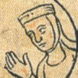 Portrait of Bertha of Burgundy