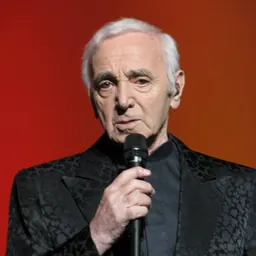 Portrait of Charles Aznavour