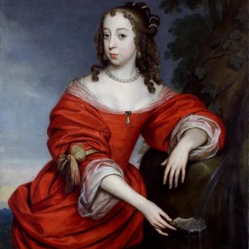 Portrait of Countess Albertine Agnes of Nassau