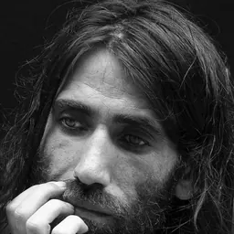 Portrait of Behrouz Boochani