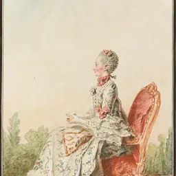 Portrait of Gabrielle-Suzanne de Villeneuve