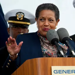 Portrait of Myrlie Evers-Williams