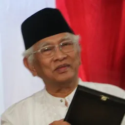 Portrait of Mustofa Bisri