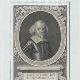 Portrait of John Casimir, Prince of Anhalt-Dessau