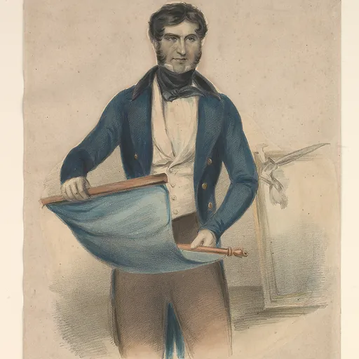 Portrait of Sir George Brooke-Pechell, 4th Baronet
