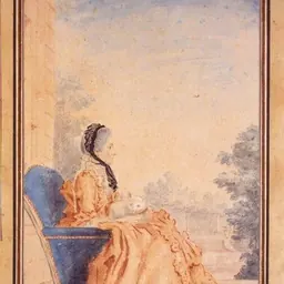 Portrait of Marie Anne de Vichy-Chamrond, marquise du Deffand