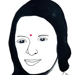 Portrait of Savitri Khanolkar