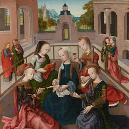 Portrait of Master of the Virgo inter Virgines