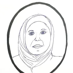 Portrait of Lubna Tahtamouni
