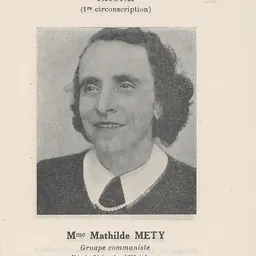 Portrait of Mathilde Méty