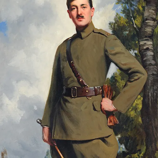 Portrait of Leopold Ernest Stratford George Canning, 4th Baron Garvagh