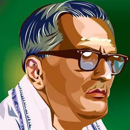 Portrait of P. Kunhiraman Nair