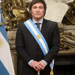 Portrait of Javier Milei
