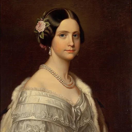 Portrait of Princess Maria Amélia of Brazil