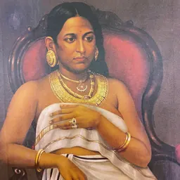 Portrait of Bharani Thirunal Parvathi Bayi