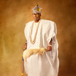 Portrait of Oba Abdulwasiu Omogbolahan Lawal