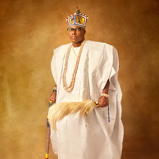 Portrait of Oba Abdulwasiu Omogbolahan Lawal