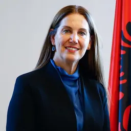 Portrait of Mirela Kumbaro